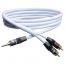 Межблочный кабель Jack 3,5/2 RCA Supra BILINE-MP Blue 4м